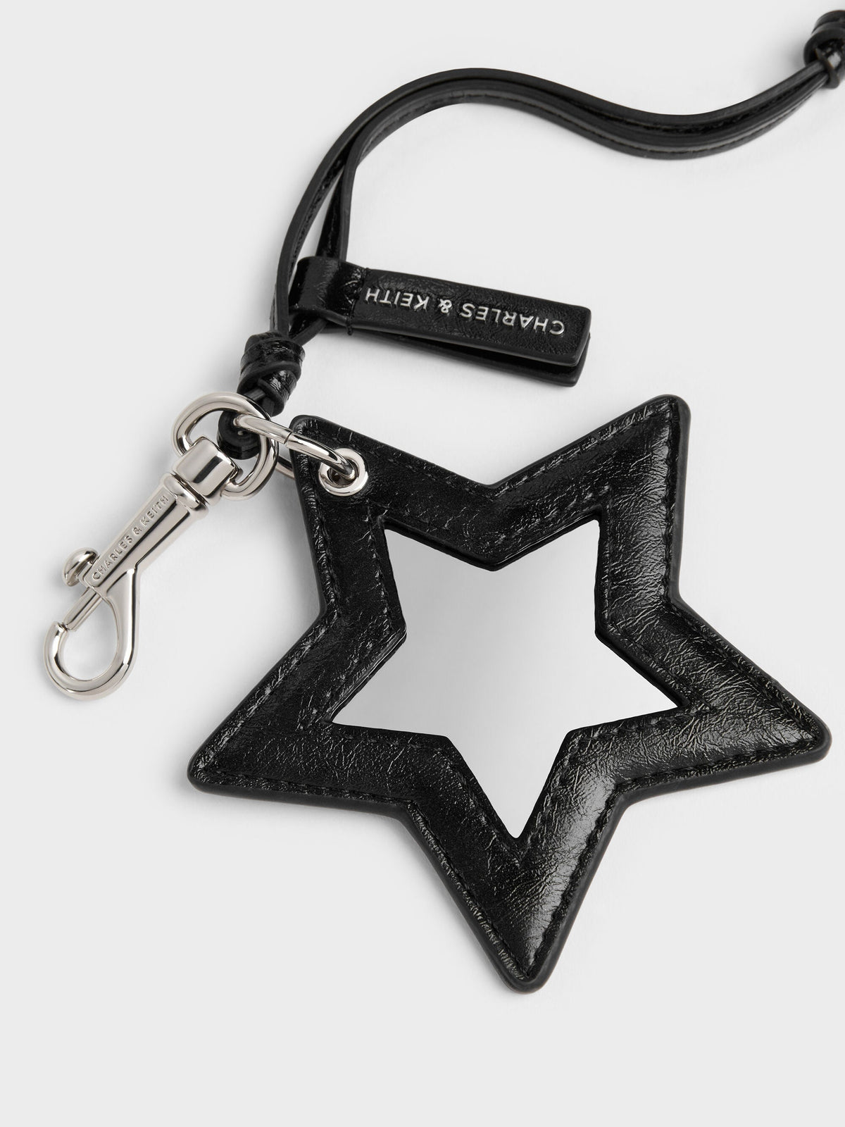 CHARLES & KEITH Discount / Noane Star Mirror Charm - Noir