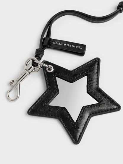 CHARLES & KEITH Discount / Noane Star Mirror Charm - Noir