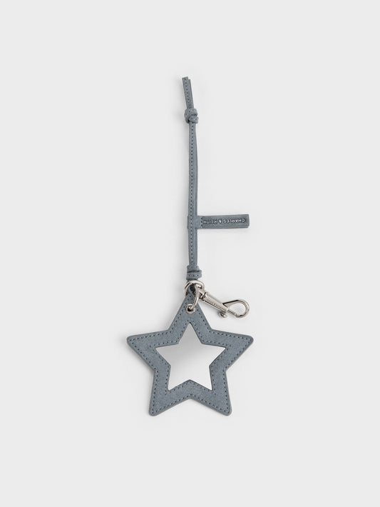 CHARLES & KEITH Featured / Noane Star Mirror Charm - Smoky Blue