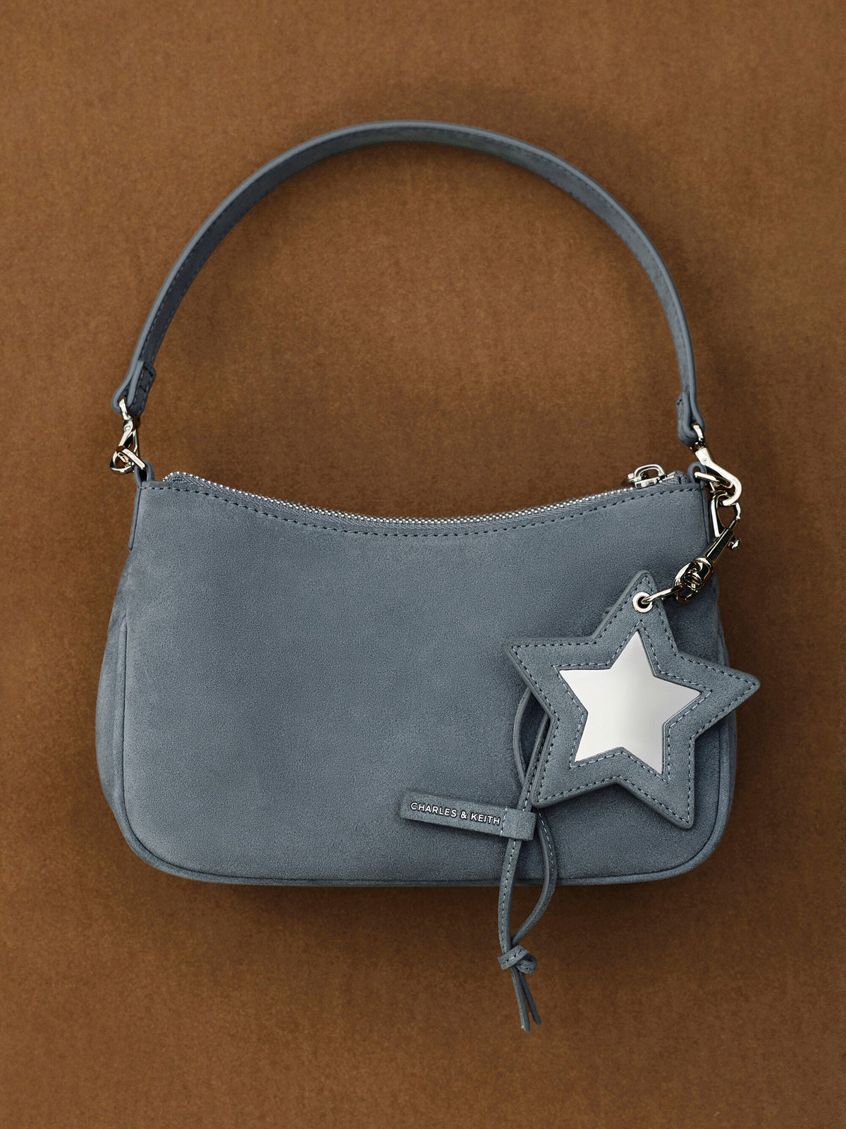 CHARLES & KEITH Featured / Noane Star Mirror Charm - Smoky Blue