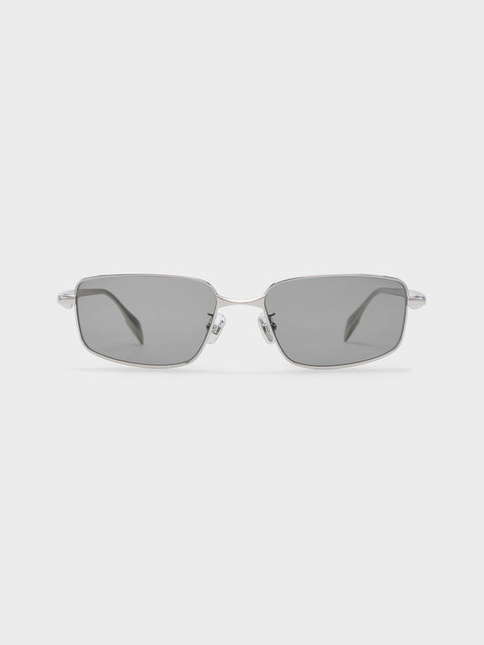 CHARLES & KEITH Trending / Celestia Rectangular Sunglasses - Silver