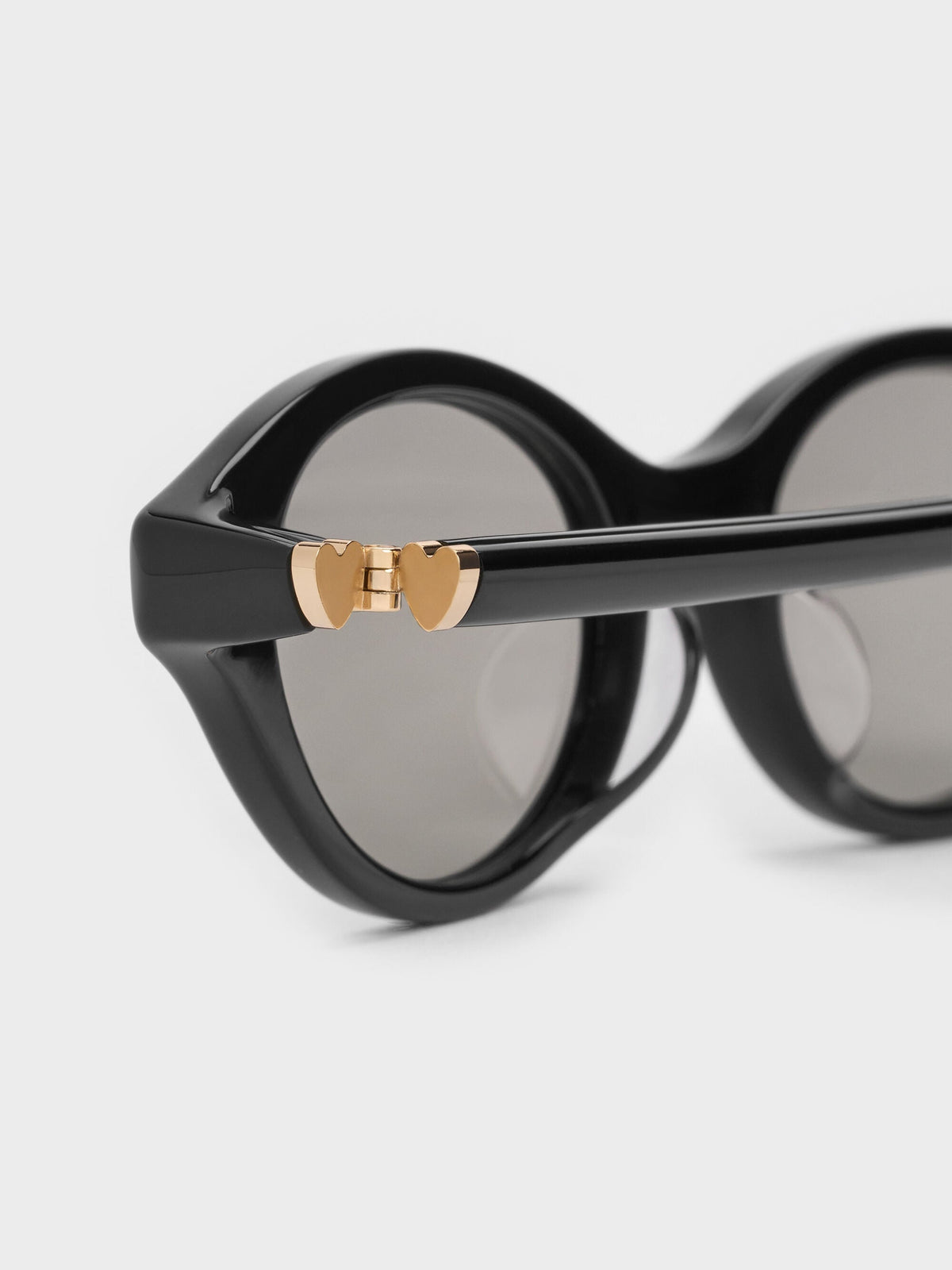 CHARLES & KEITH Best Seller / Pecola Oval Sunglasses - Black