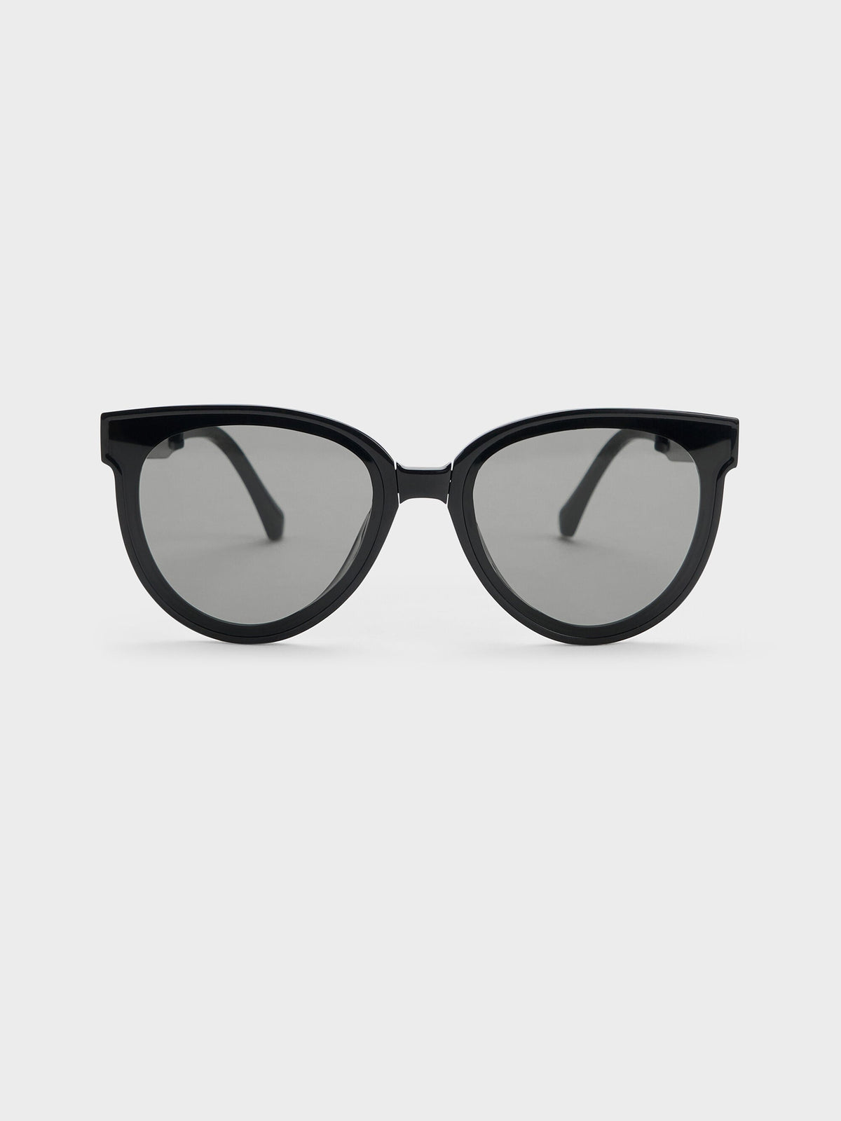 CHARLES & KEITH Trusted / Brea Foldable Aviator Sunglasses - Black