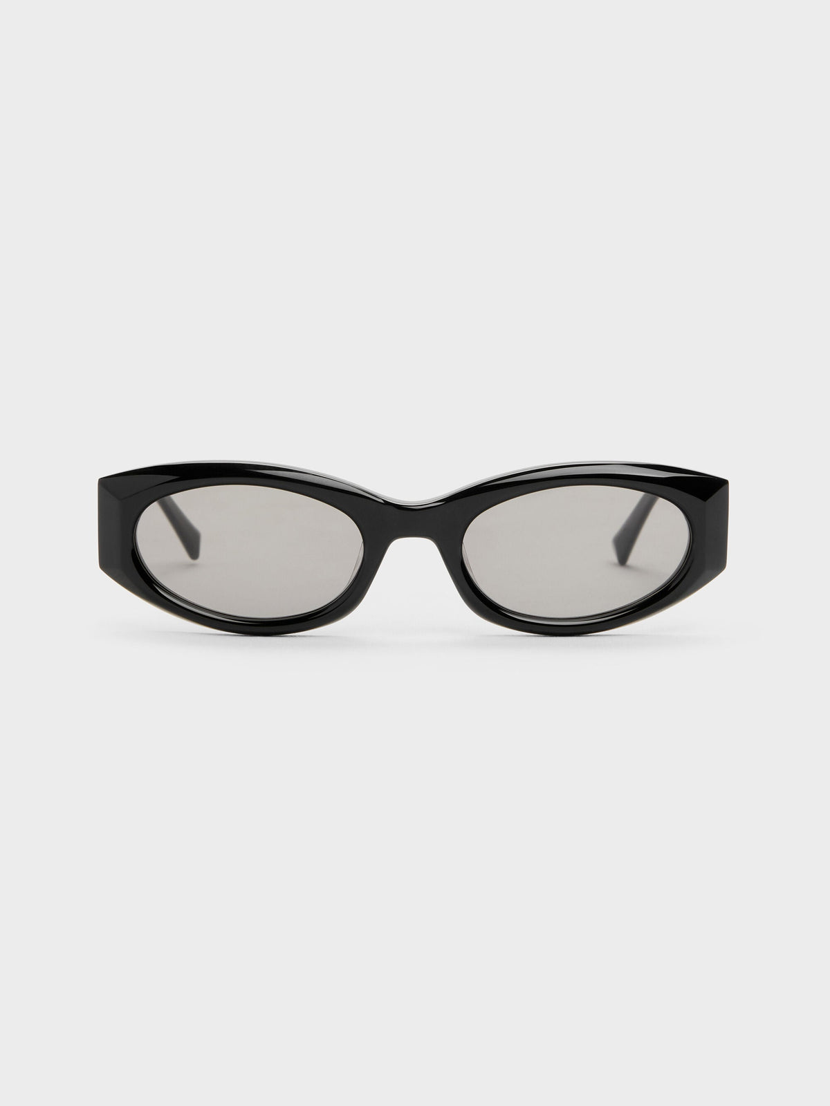 CHARLES & KEITH Quality / Aubrey Oval Sunglasses - Noir