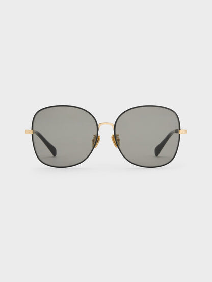 CHARLES & KEITH Recommended / Ivette Butterfly Sunglasses - Black