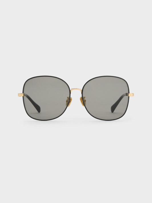 CHARLES & KEITH Recommended / Ivette Butterfly Sunglasses - Black