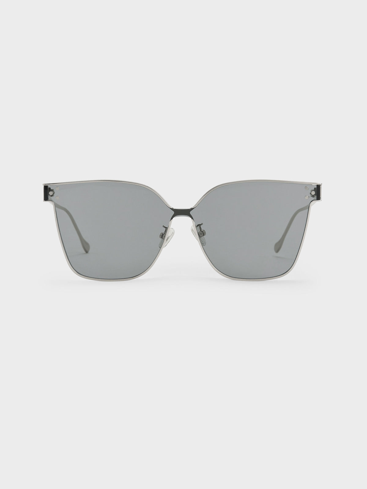 CHARLES & KEITH Popular / Ginny Butterfly Sunglasses - Silver