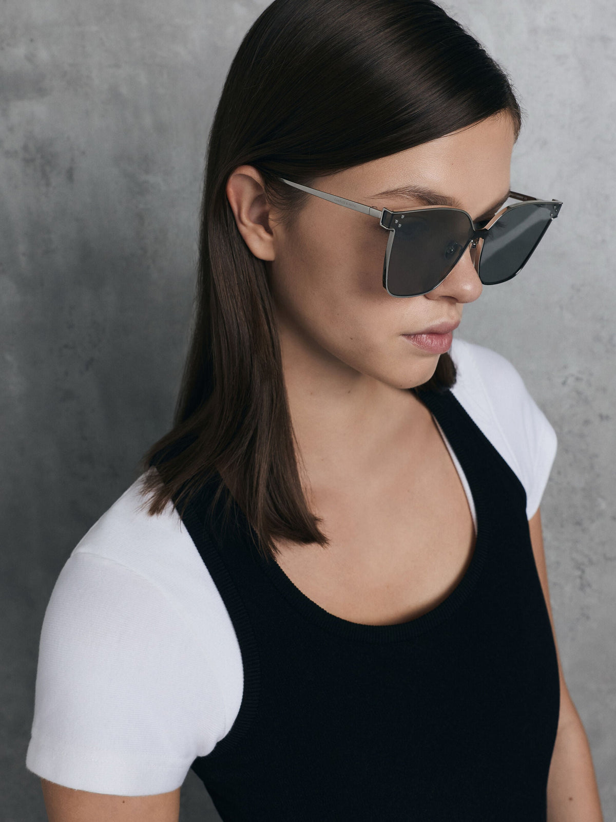 CHARLES & KEITH Popular / Ginny Butterfly Sunglasses - Silver