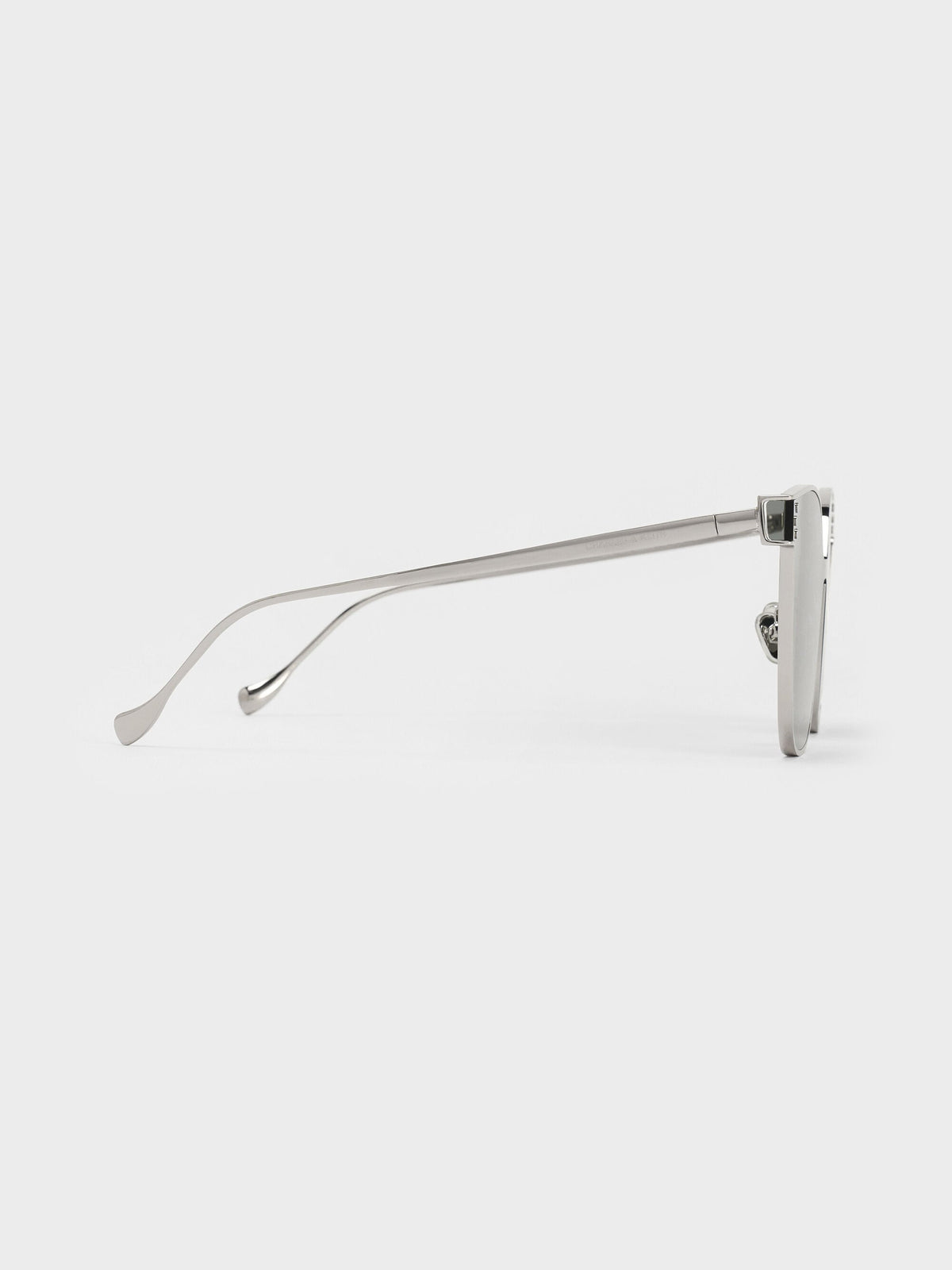 CHARLES & KEITH Popular / Ginny Butterfly Sunglasses - Silver