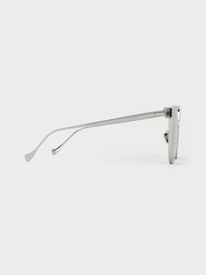 CHARLES & KEITH Popular / Ginny Butterfly Sunglasses - Silver