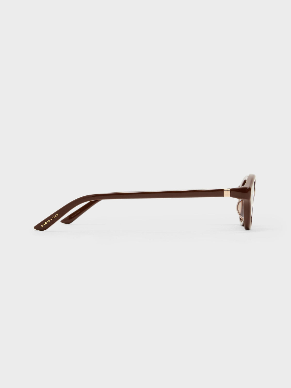 CHARLES & KEITH Special Offer / Pecola Oval Sunglasses - Pecan Brown