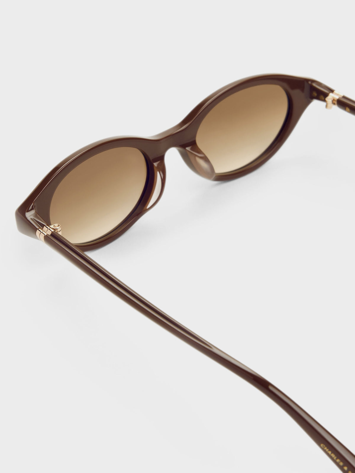 CHARLES & KEITH Special Offer / Pecola Oval Sunglasses - Pecan Brown