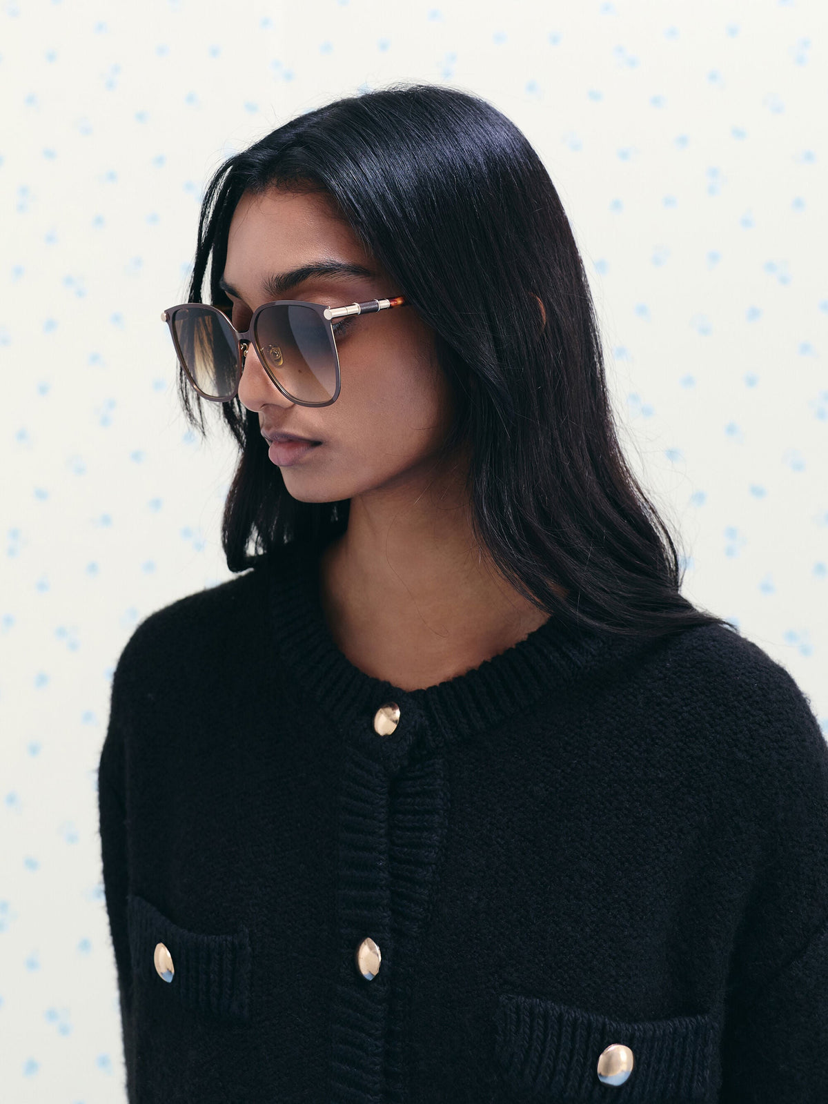 CHARLES & KEITH Everyday / Ophelia Square Sunglasses - Brown