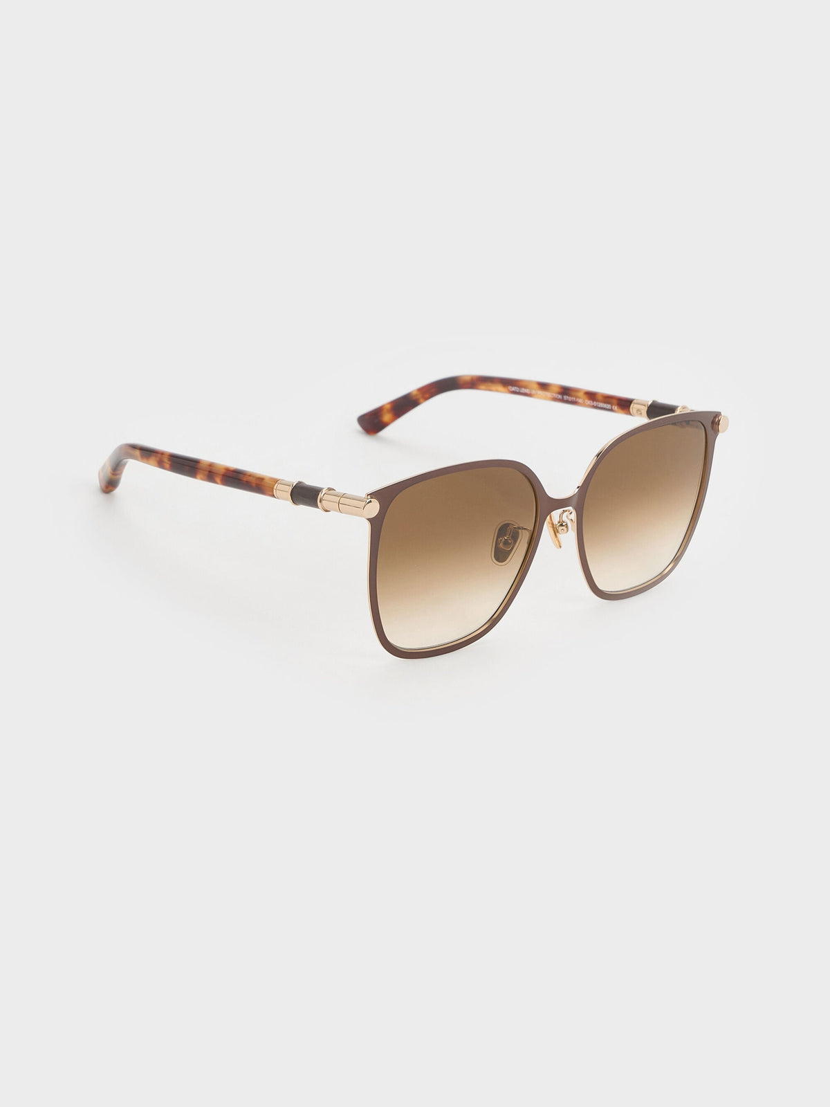 CHARLES & KEITH Everyday / Ophelia Square Sunglasses - Brown