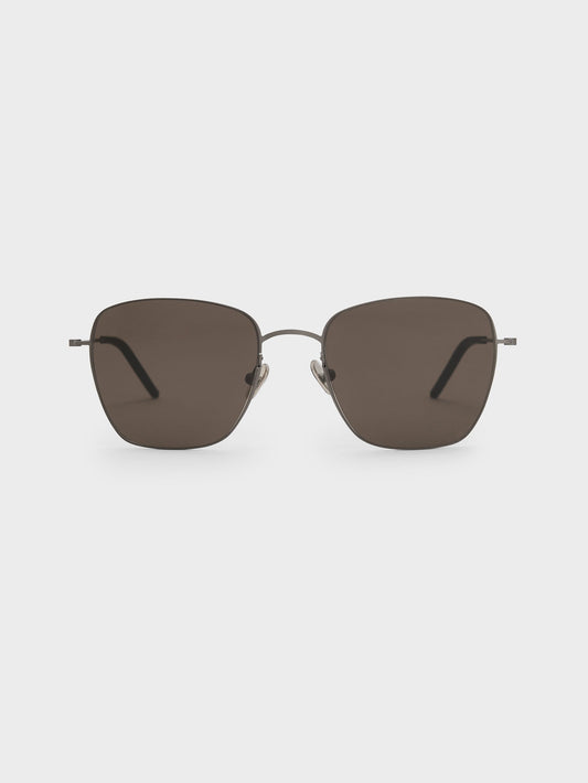 CHARLES & KEITH Value / Miranda Square Sunglasses - Black