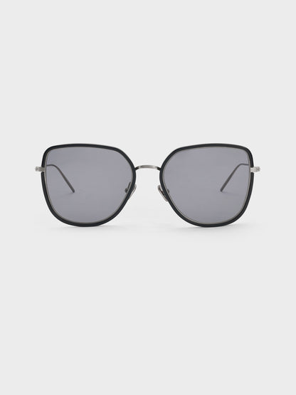 CHARLES & KEITH New / Lisbeth Butterfly Sunglasses - Noir
