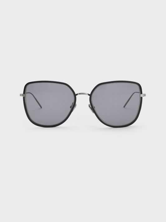 CHARLES & KEITH New / Lisbeth Butterfly Sunglasses - Noir