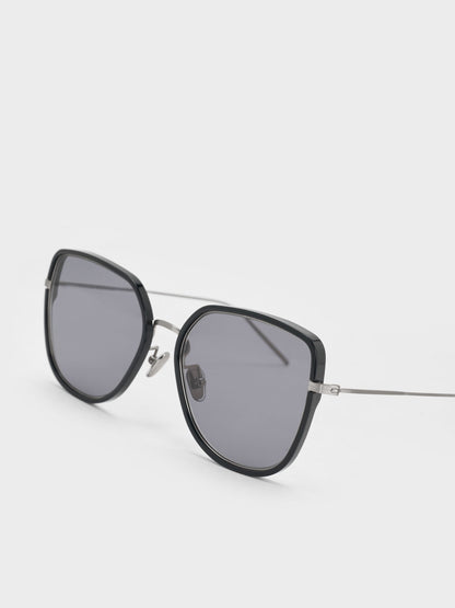 CHARLES & KEITH New / Lisbeth Butterfly Sunglasses - Noir
