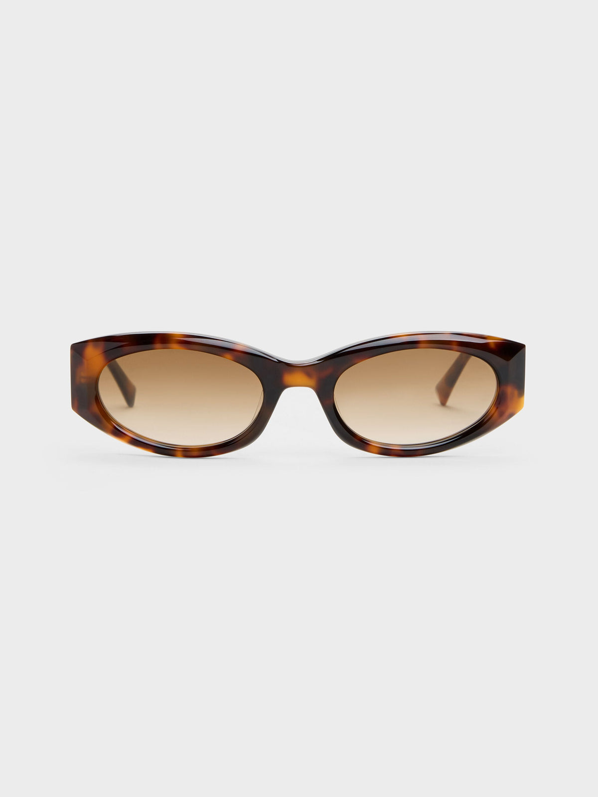 CHARLES & KEITH Classic / Aubrey Oval Sunglasses - T. Shell
