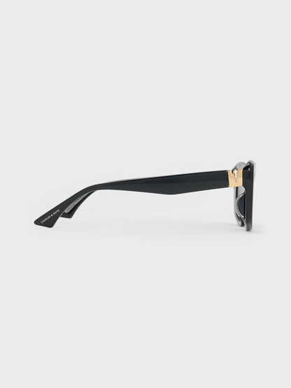 CHARLES & KEITH New / Alix Butterfly Sunglasses - Black