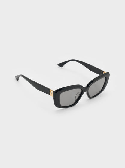 CHARLES & KEITH New / Alix Butterfly Sunglasses - Black