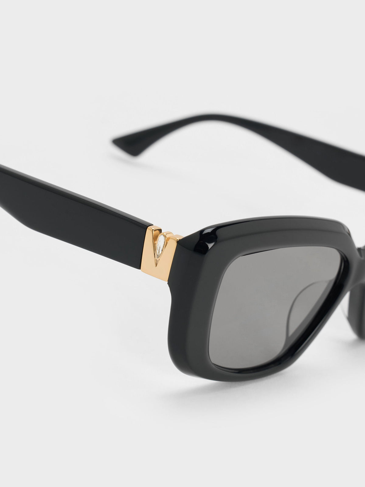 CHARLES & KEITH New / Alix Butterfly Sunglasses - Black