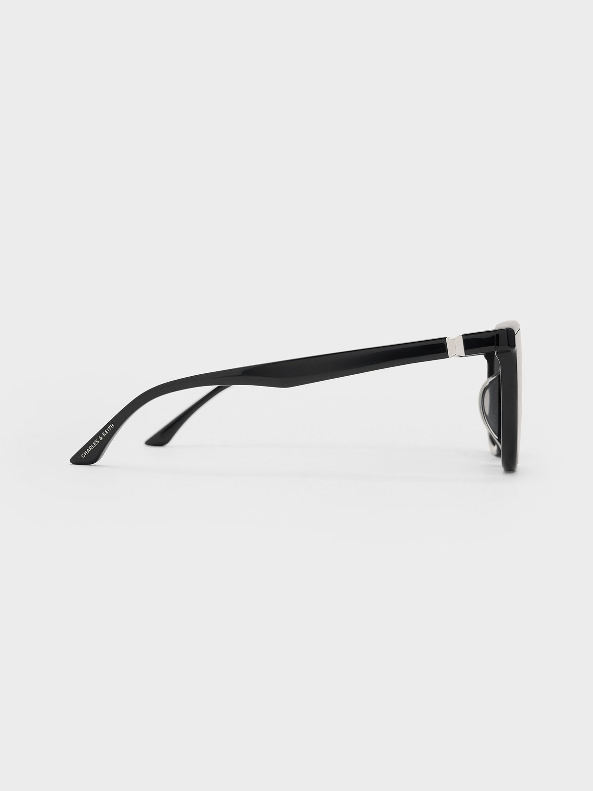 CHARLES & KEITH Top Pick / Maude Square Sunglasses - Black