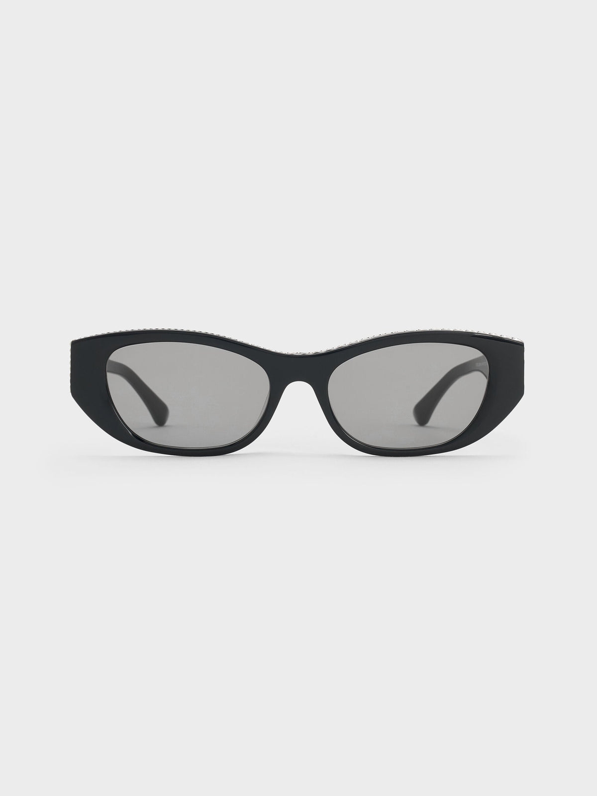 CHARLES & KEITH Smart Buy / Daenerys Cat-Eye Sunglasses - Noir