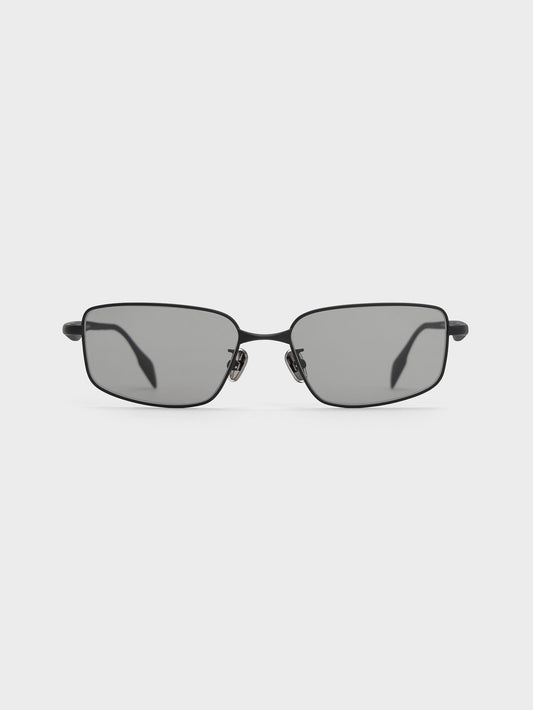CHARLES & KEITH Featured / Celestia Rectangular Sunglasses - Noir