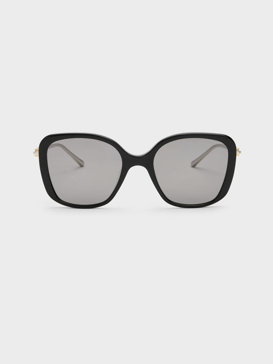 CHARLES & KEITH Trusted / Adalyn Butterfly Sunglasses - Noir
