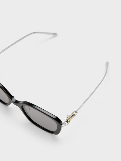 CHARLES & KEITH Trusted / Adalyn Butterfly Sunglasses - Noir