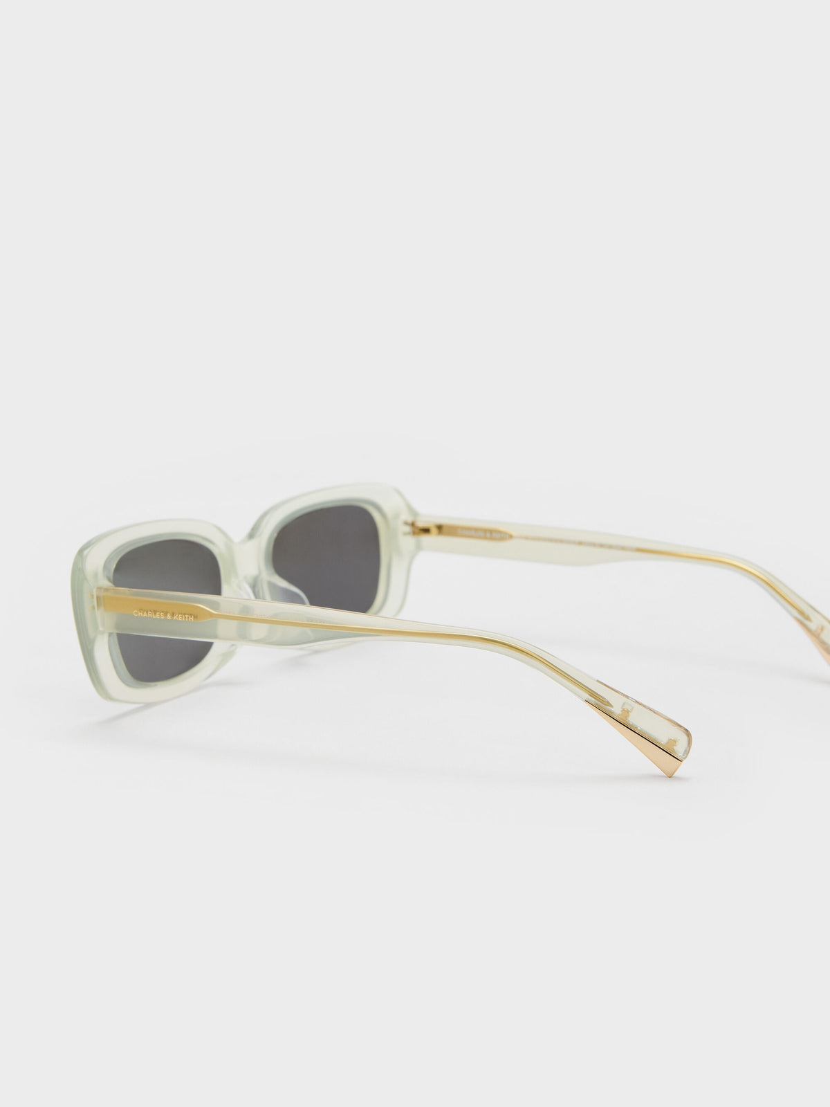 CHARLES & KEITH Featured / Aubrey Rectangular Sunglasses - Mint Green