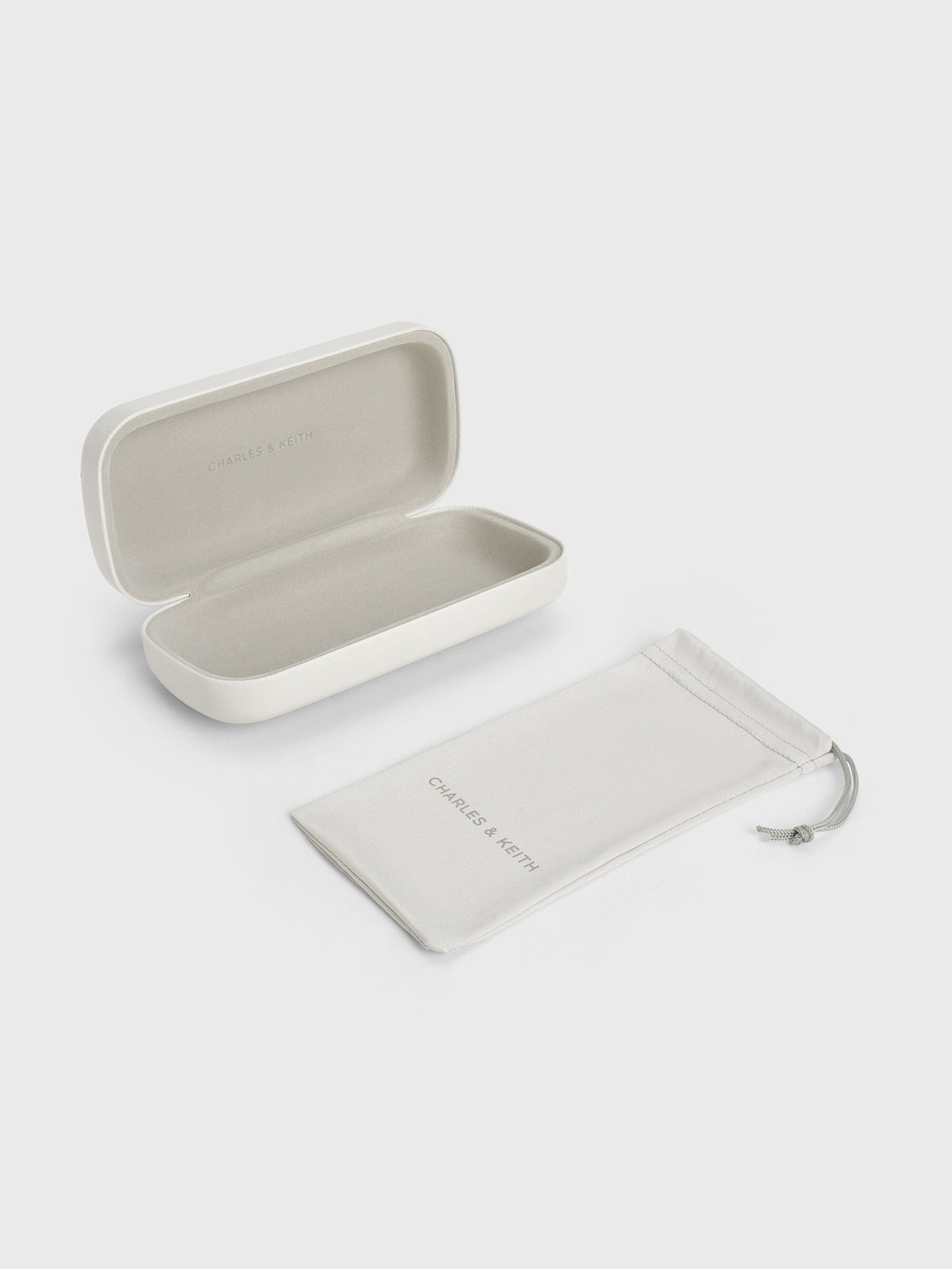CHARLES & KEITH Featured / Ophelia Square Sunglasses - Cream