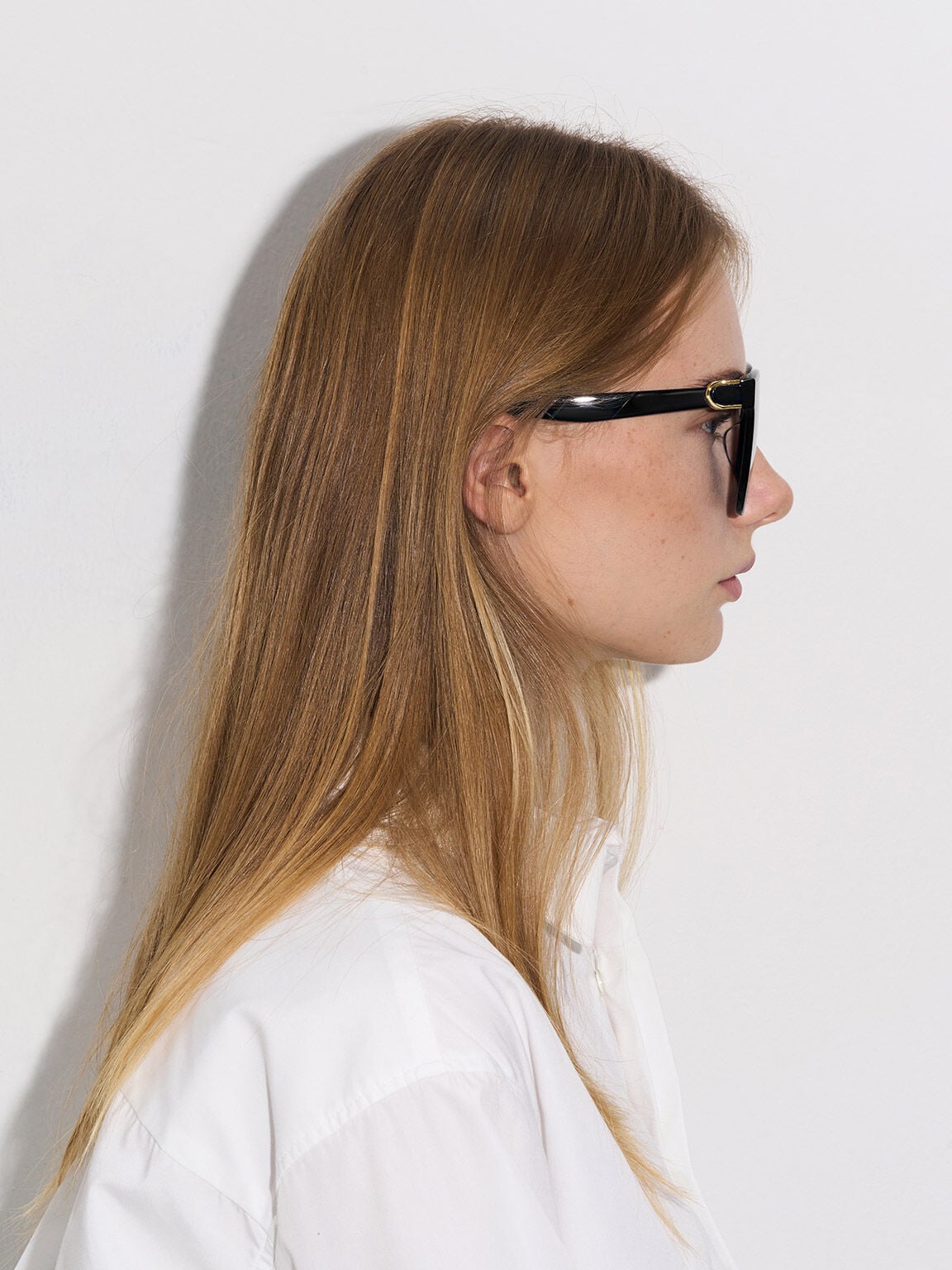CHARLES & KEITH Popular / Gabine Oversized Butterfly Sunglasses - Black